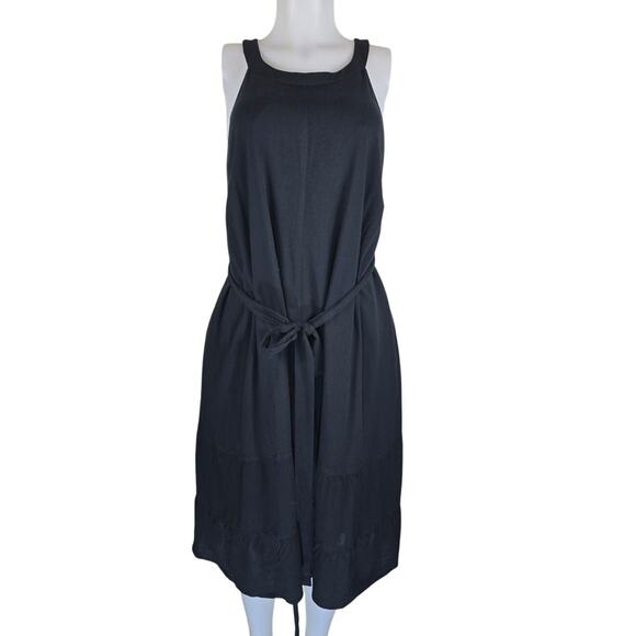 Torrid Black Sleeveless Belted Slip Dress Business Work Dress 3/3X NWT - Picture 1 of 7